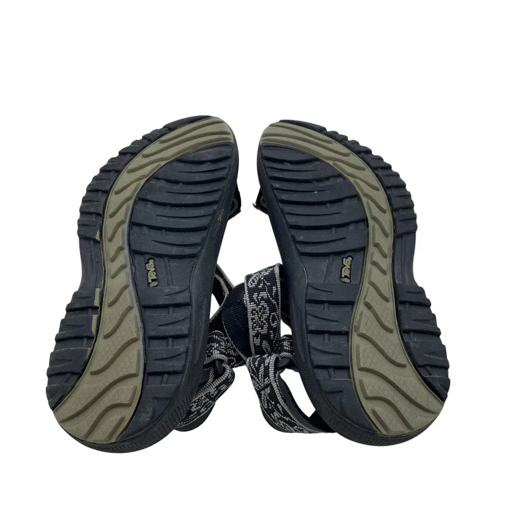 Ecco Receptor Technology‎ Mens 40 US 6/6.5 Black Leather Sport Sandals